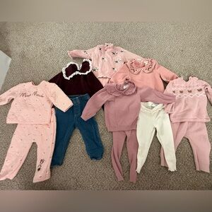 Baby girl outfit bundle